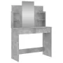 Dresser with concrete gray mirror 96x39x142 cm by , Bedroom Dressers - Ref: Foro24-837577, Price: 79,22 €, Discount: %