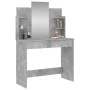 Dresser with concrete gray mirror 96x39x142 cm by , Bedroom Dressers - Ref: Foro24-837577, Price: 79,22 €, Discount: %