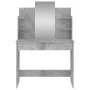 Dresser with concrete gray mirror 96x39x142 cm by , Bedroom Dressers - Ref: Foro24-837577, Price: 79,22 €, Discount: %