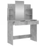Dresser with concrete gray mirror 96x39x142 cm by , Bedroom Dressers - Ref: Foro24-837577, Price: 79,22 €, Discount: %