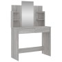 Tocador con espejo color gris Sonoma 96x39x142 cm de , Tocadores para dormitorios - Ref: Foro24-837580, Precio: 127,53 €, Des...