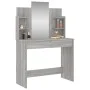 Tocador con espejo color gris Sonoma 96x39x142 cm de , Tocadores para dormitorios - Ref: Foro24-837580, Precio: 120,73 €, Des...