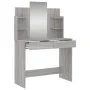 Tocador con espejo color gris Sonoma 96x39x142 cm de , Tocadores para dormitorios - Ref: Foro24-837580, Precio: 120,73 €, Des...