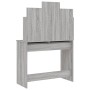 Tocador con espejo color gris Sonoma 96x39x142 cm de , Tocadores para dormitorios - Ref: Foro24-837580, Precio: 127,53 €, Des...