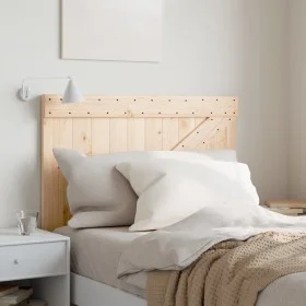 Solid pine wood headboard 100x104 cm by , Headboards and footboards - Ref: Foro24-358398, Price: 41,01 €, Discount: %
