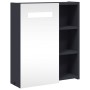 Bathroom cabinet with mirror and LED light gray 45x13x52 cm by , bathroom vanities - Ref: Foro24-357966, Price: 77,84 €, Disc...