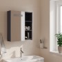 Bathroom cabinet with mirror and LED light gray 45x13x52 cm by , bathroom vanities - Ref: Foro24-357966, Price: 77,84 €, Disc...