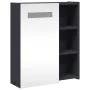 Bathroom cabinet with mirror and LED light gray 45x13x52 cm by , bathroom vanities - Ref: Foro24-357966, Price: 76,61 €, Disc...