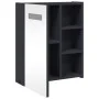 Bathroom cabinet with mirror and LED light gray 45x13x52 cm by , bathroom vanities - Ref: Foro24-357966, Price: 76,61 €, Disc...