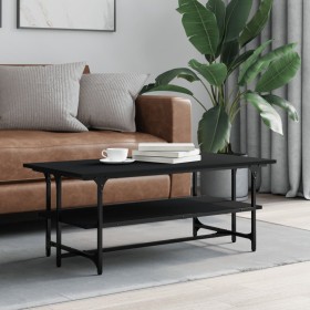 Couchtisch aus schwarzem Sperrholz 100x50x40 cm von , Couchtisch - Ref: Foro24-835319, Preis: 53,40 €, Rabatt: %