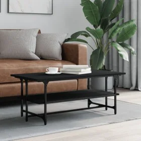 Couchtisch aus schwarzem Sperrholz 100x50x40 cm von , Couchtisch - Ref: Foro24-835319, Preis: 52,77 €, Rabatt: %