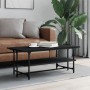 Mesa de centro de madera contrachapada negro 100x50x40 cm de , Mesas de centro - Ref: Foro24-835319, Precio: 53,34 €, Descuen...