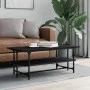 Mesa de centro de madera contrachapada negro 100x50x40 cm de , Mesas de centro - Ref: Foro24-835319, Precio: 52,73 €, Descuen...