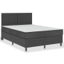 Box spring bed dark gray fabric 160x200 cm by , Beds and slatted bases - Ref: Foro24-3054725, Price: 688,77 €, Discount: %