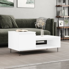 Couchtisch aus weißem Sperrholz, 100 x 50 x 45 cm von , Couchtisch - Ref: Foro24-830828, Preis: 57,33 €, Rabatt: %