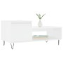 Mesa de centro madera contrachapada blanco 100x50x45 cm de , Mesas de centro - Ref: Foro24-830828, Precio: 57,26 €