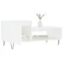 Mesa de centro madera contrachapada blanco 100x50x45 cm de , Mesas de centro - Ref: Foro24-830828, Precio: 56,75 €, Descuento: %