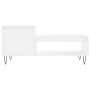 Mesa de centro madera contrachapada blanco 100x50x45 cm de , Mesas de centro - Ref: Foro24-830828, Precio: 57,26 €