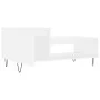 Mesa de centro madera contrachapada blanco 100x50x45 cm de , Mesas de centro - Ref: Foro24-830828, Precio: 56,75 €, Descuento: %