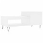 Mesa de centro madera contrachapada blanco 100x50x45 cm de , Mesas de centro - Ref: Foro24-830828, Precio: 57,26 €