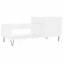 Mesa de centro madera contrachapada blanco 100x50x45 cm de , Mesas de centro - Ref: Foro24-830828, Precio: 56,75 €, Descuento: %