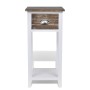 Nachttisch mit 1 braunen und weißen Schublade von vidaXL, Nachttische - Ref: Foro24-242039, Preis: 49,72 €, Rabatt: %