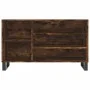 Mueble zapatero madera contrachapada roble ahumado 102x36x60 cm de , Zapateros y organizadores de calzado - Ref: Foro24-83142...