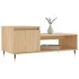 Couchtisch aus Sonoma-Eichensperrholz, 100 x 50 x 45 cm von , Couchtisch - Ref: Foro24-830823, Preis: 46,91 €, Rabatt: %