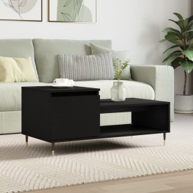 Couchtisch aus schwarzem Sperrholz, 100 x 50 x 45 cm von , Couchtisch - Ref: Foro24-830821, Preis: 48,79 €, Rabatt: %