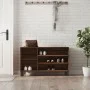 Brown oak plywood shoe cabinet 102x36x60 cm by , Shoe racks and shoe organizers - Ref: Foro24-831427, Price: 51,64 €, Discoun...