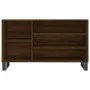 Brown oak plywood shoe cabinet 102x36x60 cm by , Shoe racks and shoe organizers - Ref: Foro24-831427, Price: 51,64 €, Discoun...