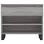 Schuhschrank aus grauem Sonoma-Sperrholz, 70 x 36 x 60 cm von , Schuhregale und Schuhorganisatoren - Ref: Foro24-831450, Prei...