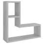 Estantes de pared 2 uds contrachapado gris hormigón 50x15x50 cm de , Estantes y estanterías - Ref: Foro24-807218, Precio: 30,...