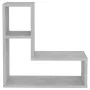 Estantes de pared 2 uds contrachapado gris hormigón 50x15x50 cm de , Estantes y estanterías - Ref: Foro24-807218, Precio: 30,...