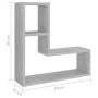 Estantes de pared 2 uds contrachapado gris hormigón 50x15x50 cm de , Estantes y estanterías - Ref: Foro24-807218, Precio: 30,...