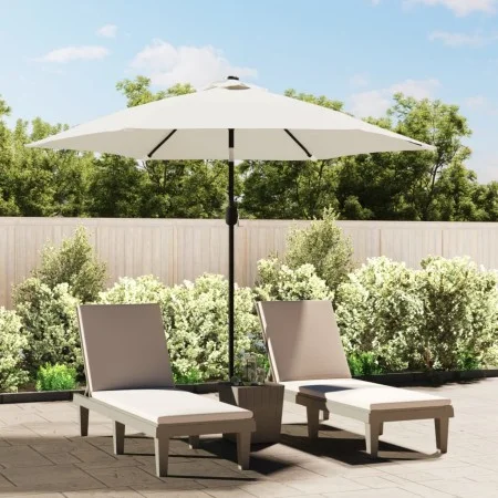 Cantilever umbrella 3 m white sand by vidaXL, Umbrellas - Ref: Foro24-42204, Price: 86,52 €, Discount: %