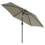 Cantilever umbrella 3 m white sand by vidaXL, Umbrellas - Ref: Foro24-42204, Price: 86,52 €, Discount: %