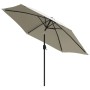 Freischwinger 3 m weißer Sand von vidaXL, Sonnenschirme - Ref: Foro24-42204, Preis: 89,12 €, Rabatt: %