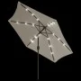 Cantilever umbrella 3 m white sand by vidaXL, Umbrellas - Ref: Foro24-42204, Price: 86,52 €, Discount: %