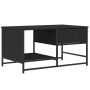 Mesa de centro madera de ingeniería negra 85,5x51x45 cm de , Mesas de centro - Ref: Foro24-835339, Precio: 56,75 €