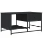 Mesa de centro madera de ingeniería negra 85,5x51x45 cm de , Mesas de centro - Ref: Foro24-835339, Precio: 56,10 €, Descuento: %
