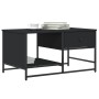 Mesa de centro madera de ingeniería negra 85,5x51x45 cm de , Mesas de centro - Ref: Foro24-835339, Precio: 56,75 €