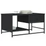 Mesa de centro madera de ingeniería negra 85,5x51x45 cm de , Mesas de centro - Ref: Foro24-835339, Precio: 56,10 €, Descuento: %