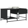 Mesa de centro madera de ingeniería negra 85,5x51x45 cm de , Mesas de centro - Ref: Foro24-835339, Precio: 56,75 €