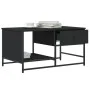 Mesa de centro madera de ingeniería negra 85,5x51x45 cm de , Mesas de centro - Ref: Foro24-835339, Precio: 56,10 €, Descuento: %