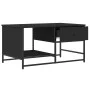 Mesa de centro madera de ingeniería negra 85,5x51x45 cm de , Mesas de centro - Ref: Foro24-835339, Precio: 56,10 €, Descuento: %