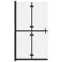 Mampara de ducha plegable vidrio ESG esmerilado 100x190 cm de , Paredes y mamparas de ducha - Ref: Foro24-151195, Precio: 271...