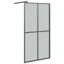 Accessible shower screen dark tempered glass 100x195 cm by , Shower walls and screens - Ref: Foro24-151886, Price: 166,21 €, ...