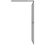 Accessible shower screen dark tempered glass 100x195 cm by , Shower walls and screens - Ref: Foro24-151886, Price: 166,21 €, ...