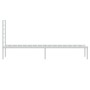 Bettgestell aus Metall mit weißem Kopfteil 80x200 cm von , Betten und Lattenroste - Ref: Foro24-352359, Preis: 61,71 €, Rabat...